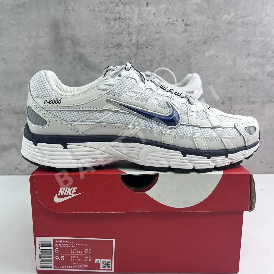 나이키 [CS] P 6000 CD6404-018 201529 Nike P-6000 Obsidian Summit White