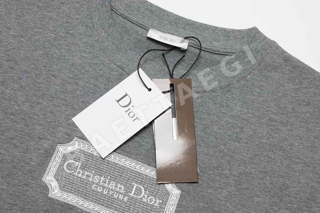 디올 남여공용 오버사이즈 크루넥 반팔 티셔츠 상세 이미지 4