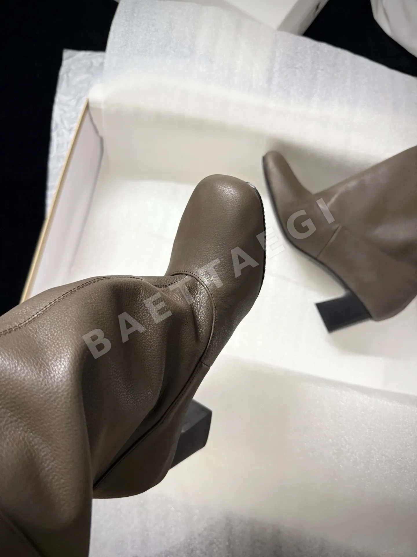 팔로마울 팔로마 울 가죽 패치워크 신발 상세 이미지 6