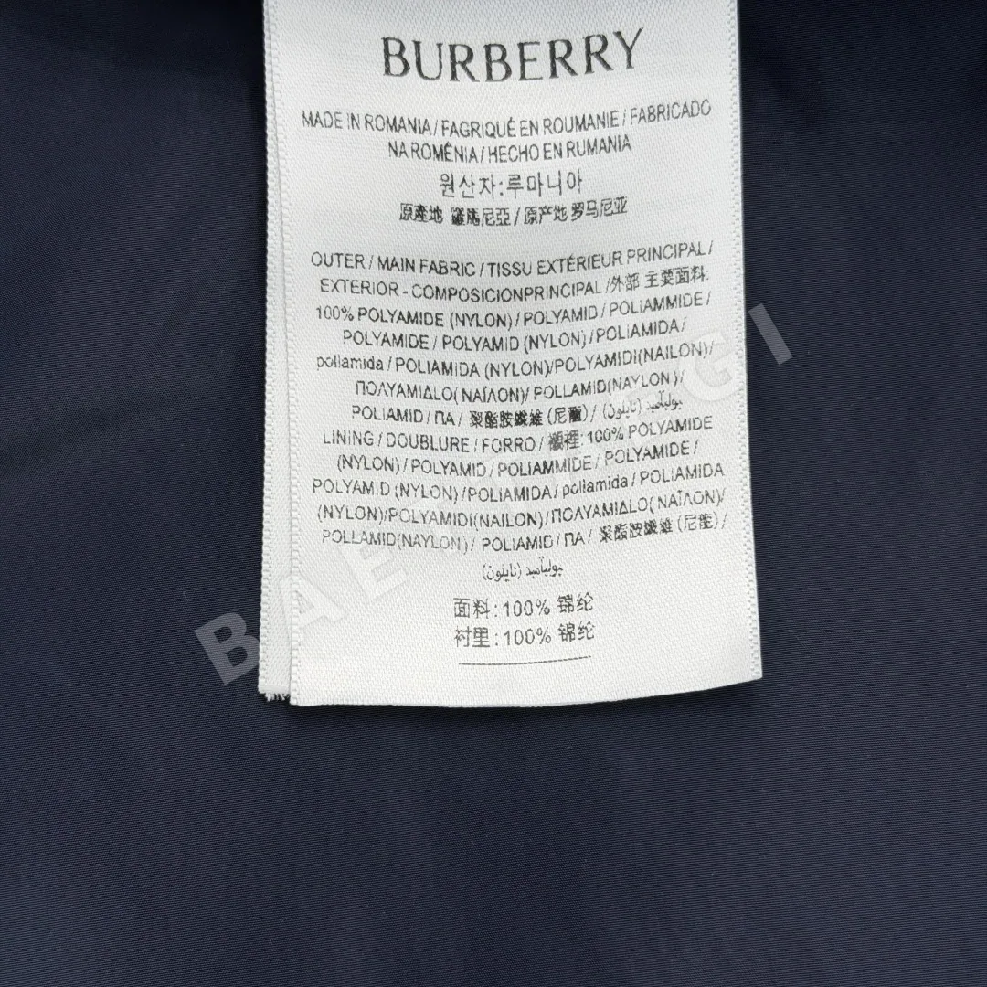 버버리 에퀘스트리언 나이트 로고 나일론 남성 자켓 상세 이미지 9