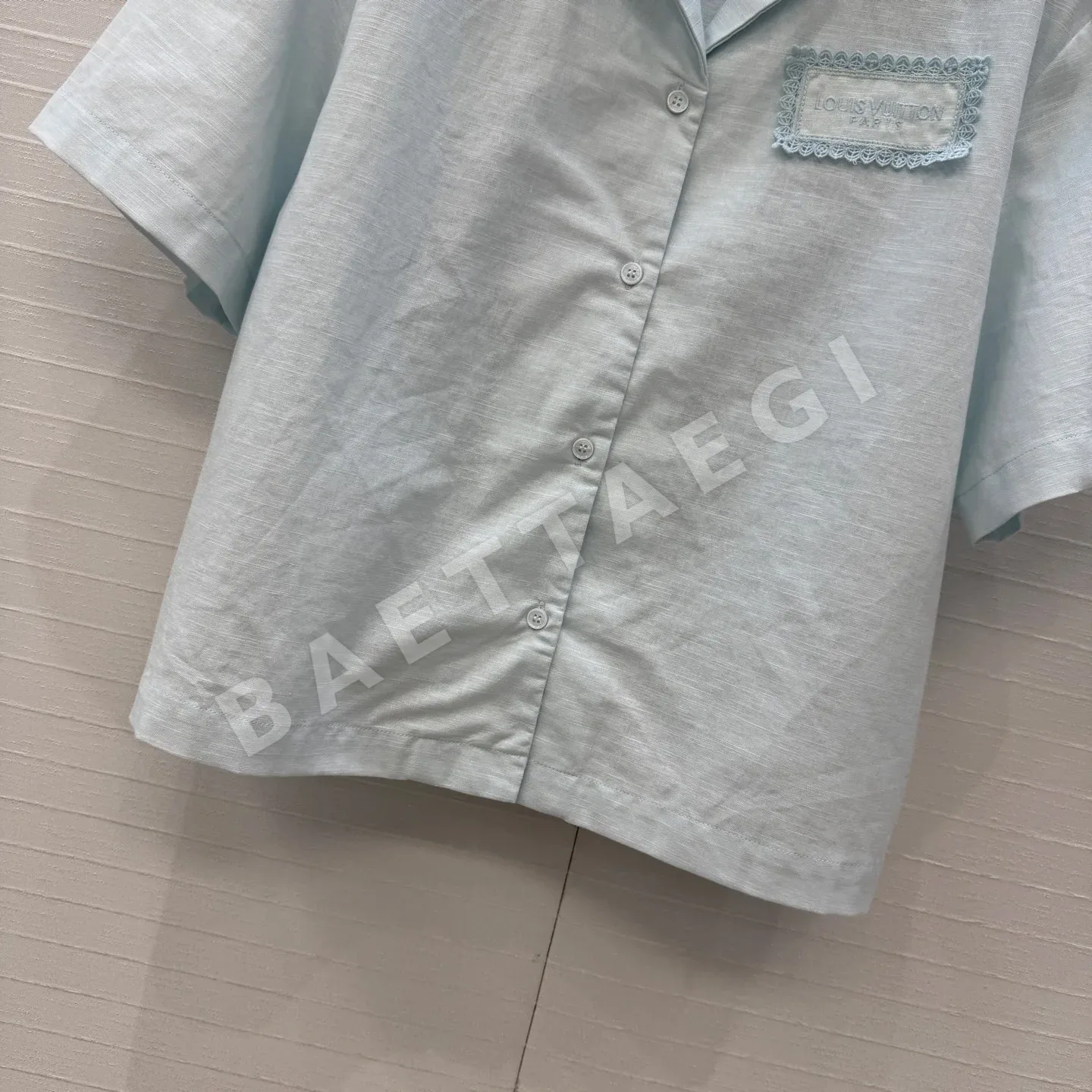 루이비통 린넨 반팔 셔츠 상세 이미지 6
