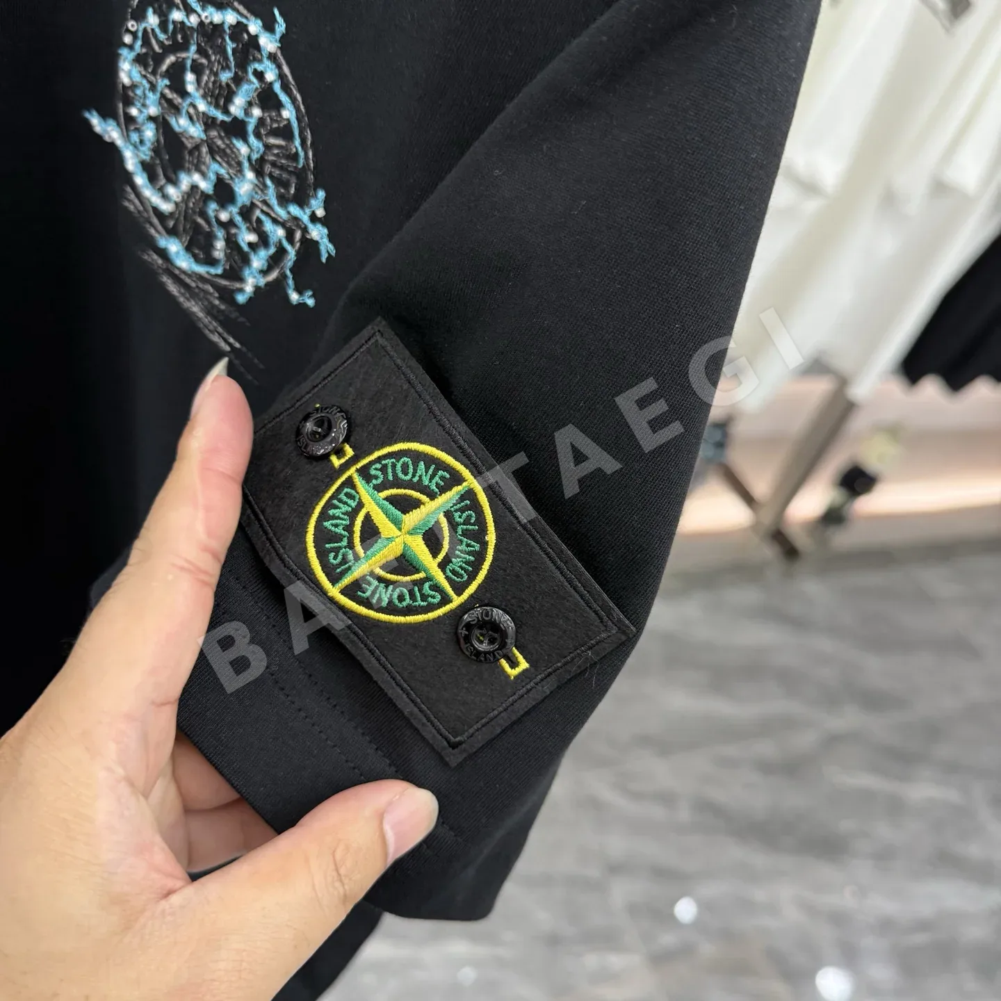 스톤아일랜드 남여공용 반팔 상세 이미지 7