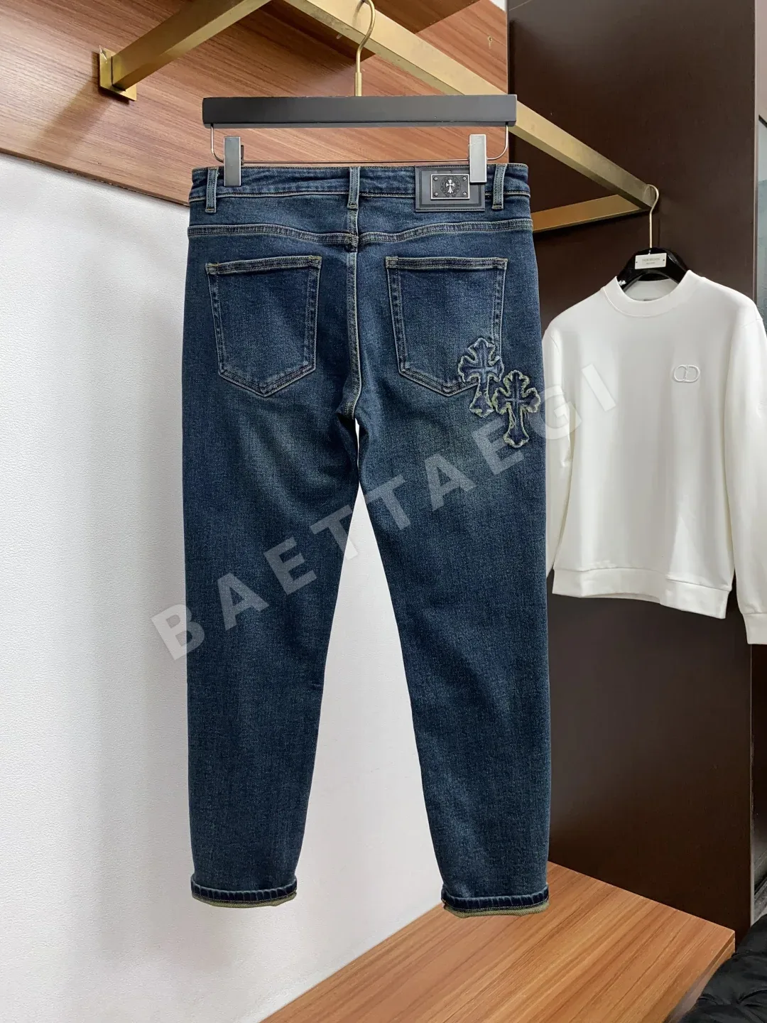 크롬하츠 남성 데님 바지 상세 이미지 8