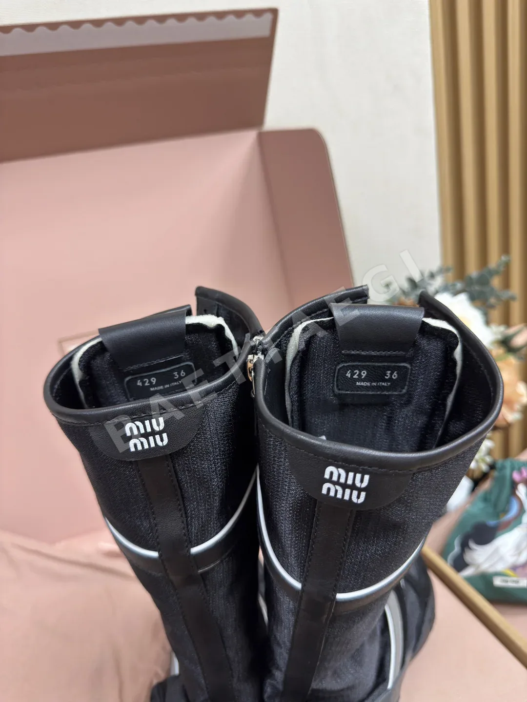 미우미우 뉴 짐나지움 복싱 부츠 상세 이미지 8