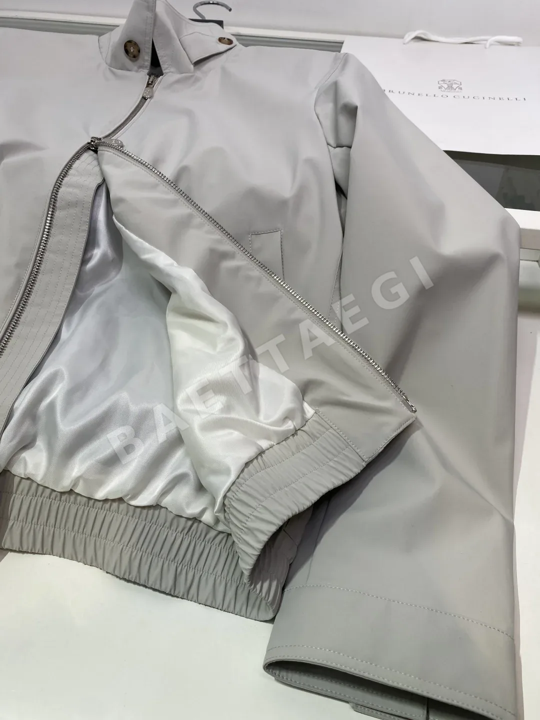 브루넬로쿠치넬리 더블 카라 남성 자켓 상세 이미지 5