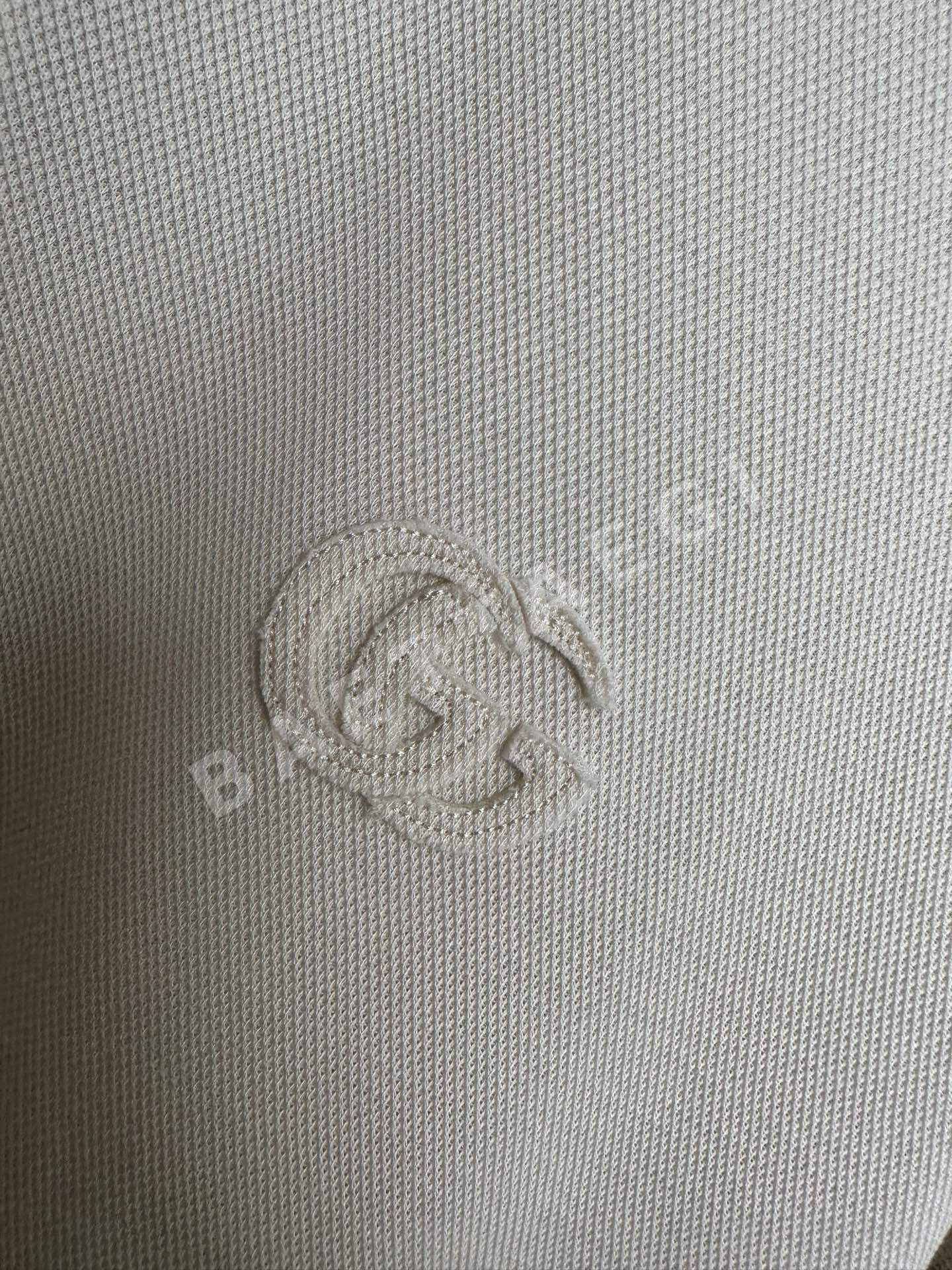 구찌 더블 G 패치 카라 반팔 셔츠 상세 이미지 6