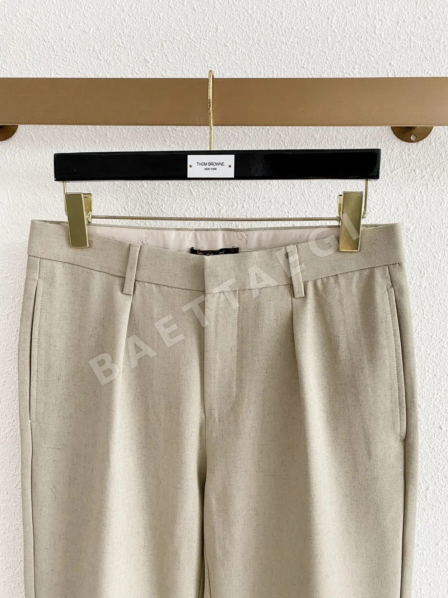 로로피아나 린넨 혼방 남성 바지 상세 이미지 2