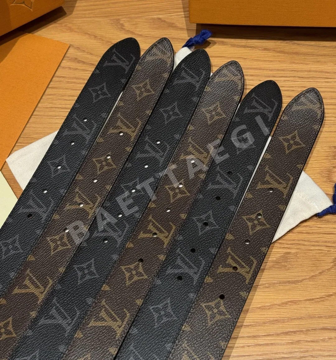 루이비통 모노그램 리버시블 가죽 벨트 상세 이미지 7