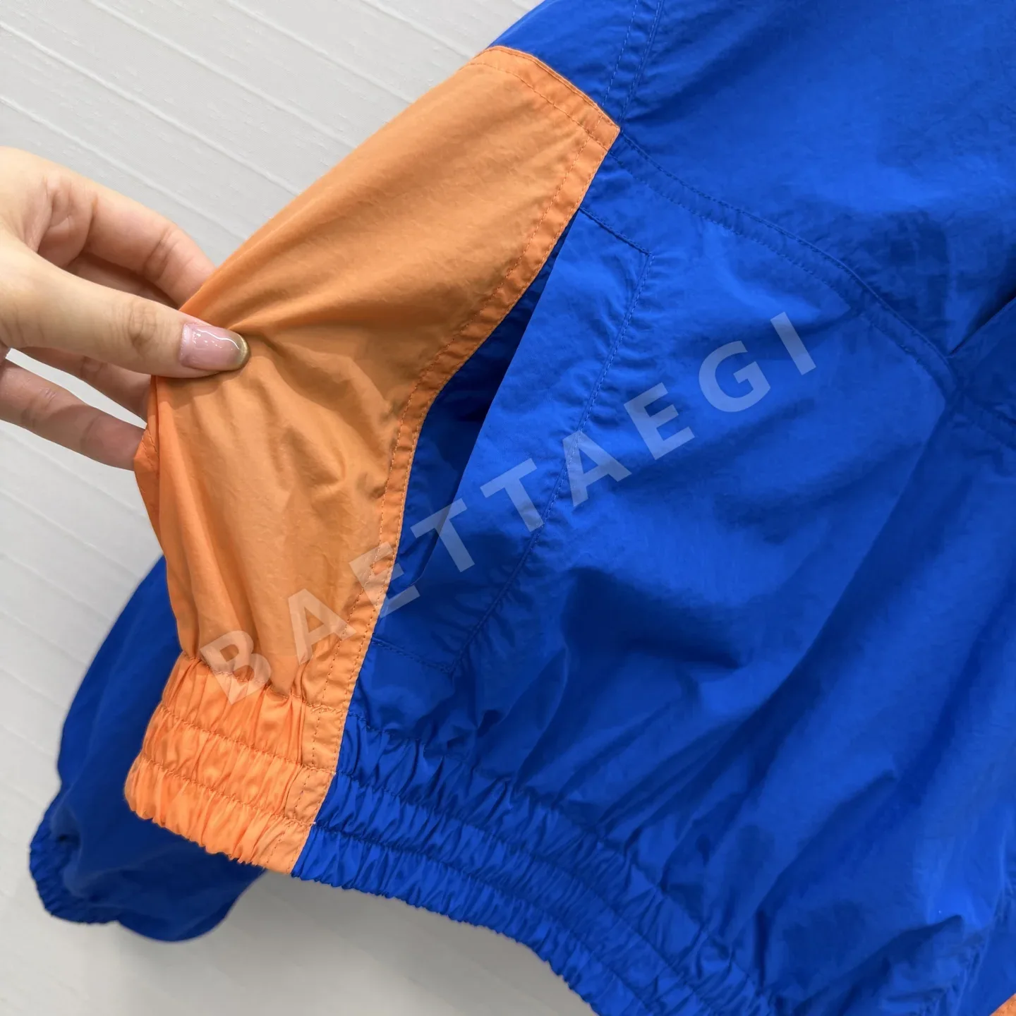 생로랑 컬러 블록 여성 자켓 상세 이미지 5