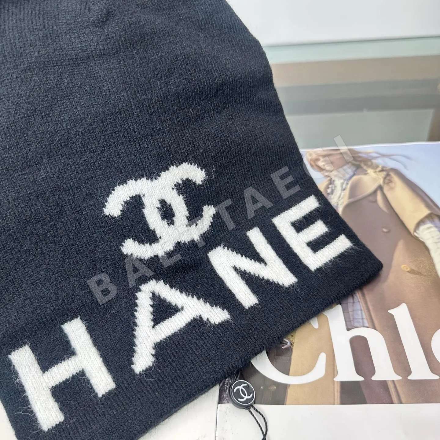 샤넬 니트 비니 모자 상세 이미지 6