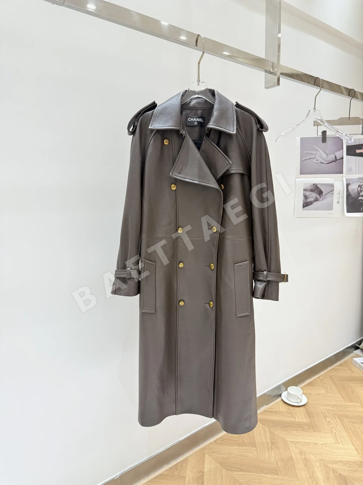 샤넬 드롭 숄더 여성 자켓 상세 이미지 2