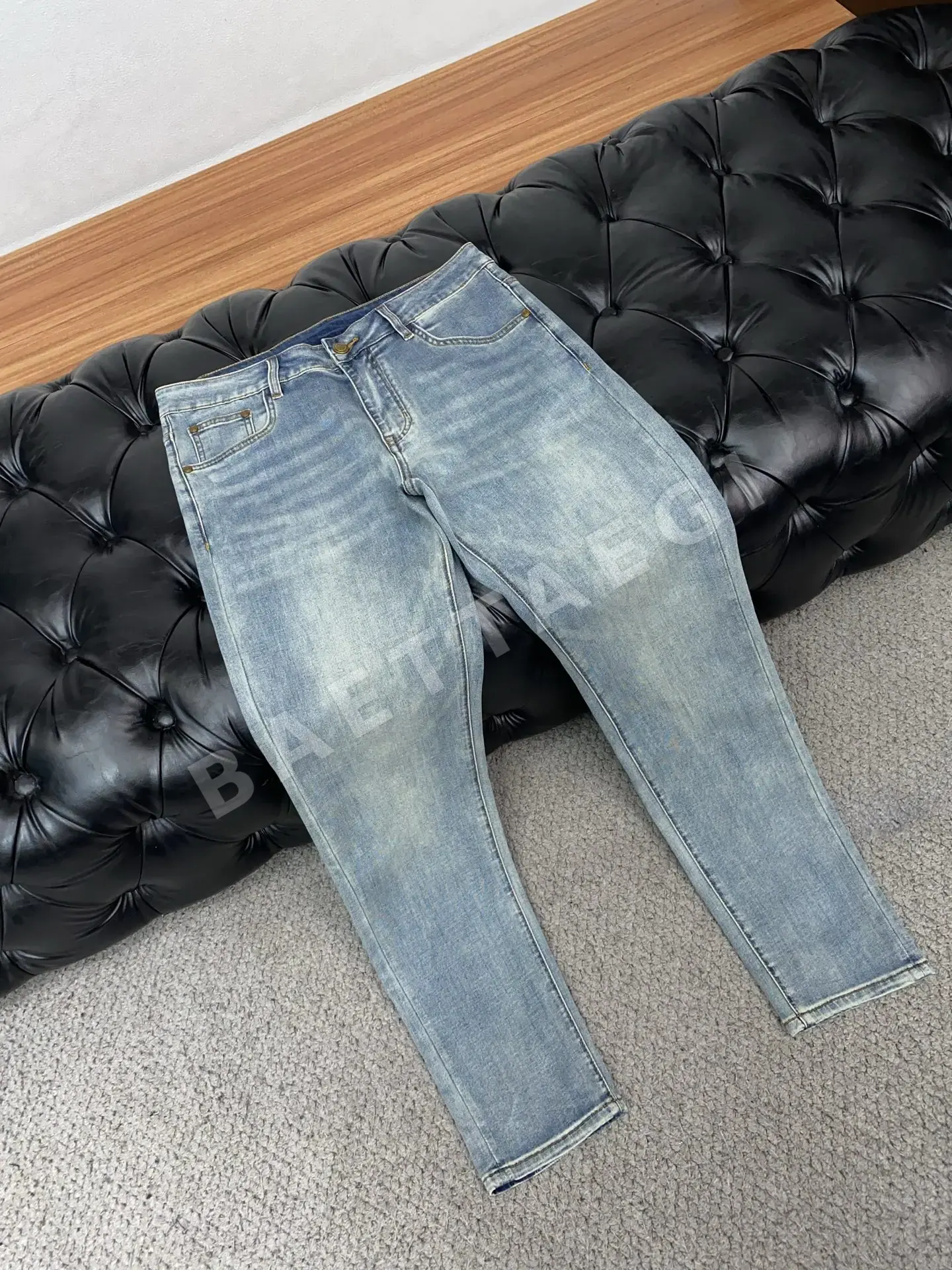 프라다 데님 남성 바지 상세 이미지 6