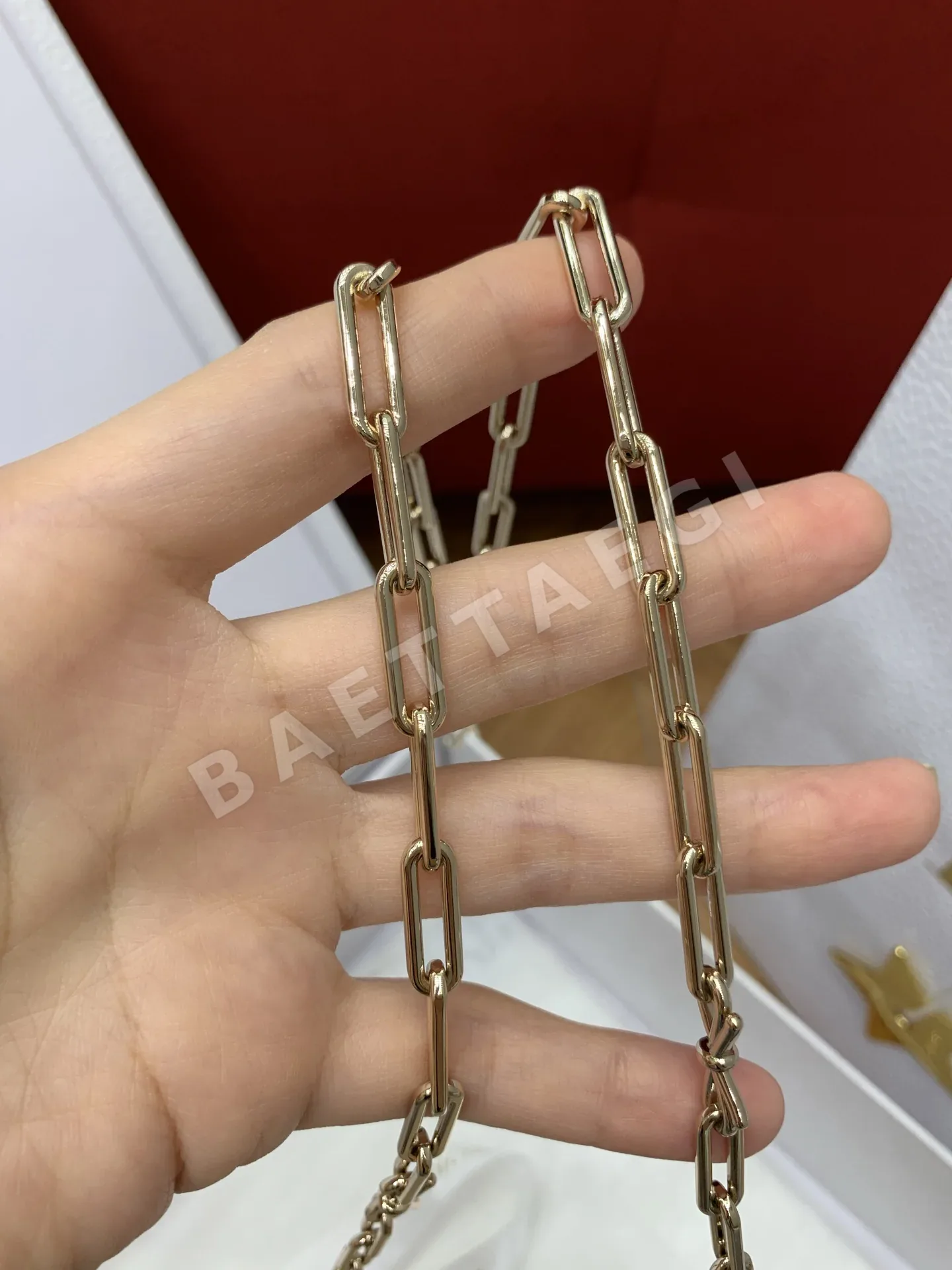 디올 양가죽 연핑크 가방 상세 이미지 5