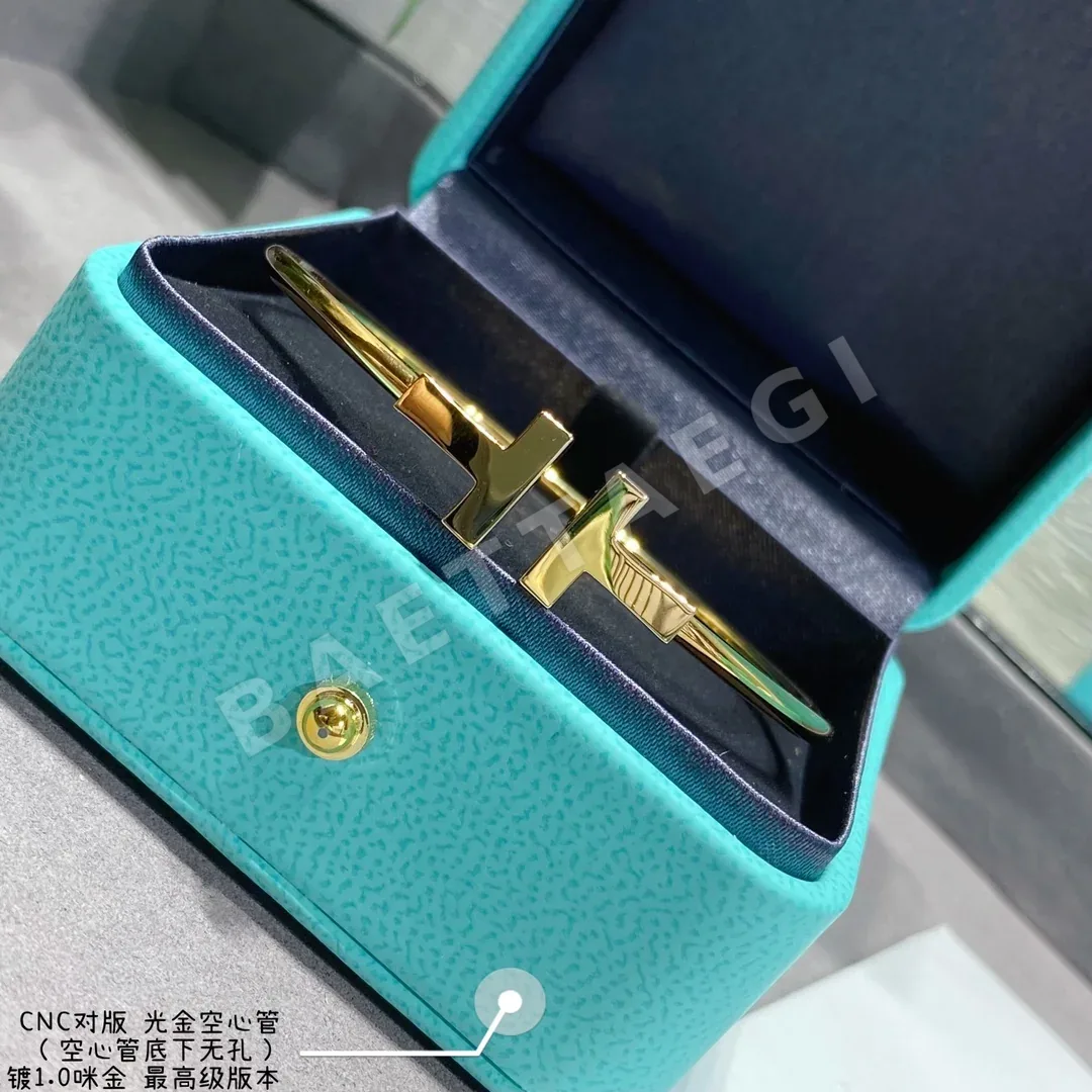 티파니 더블 T 오픈 뱅글 팔찌 상세 이미지 5