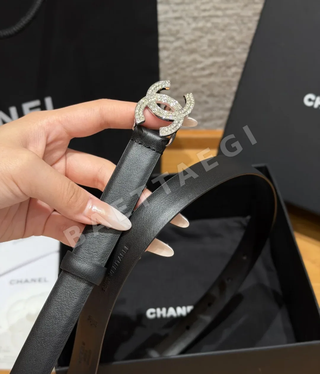 샤넬 더블 C 크리스탈 벨트 상세 이미지 9