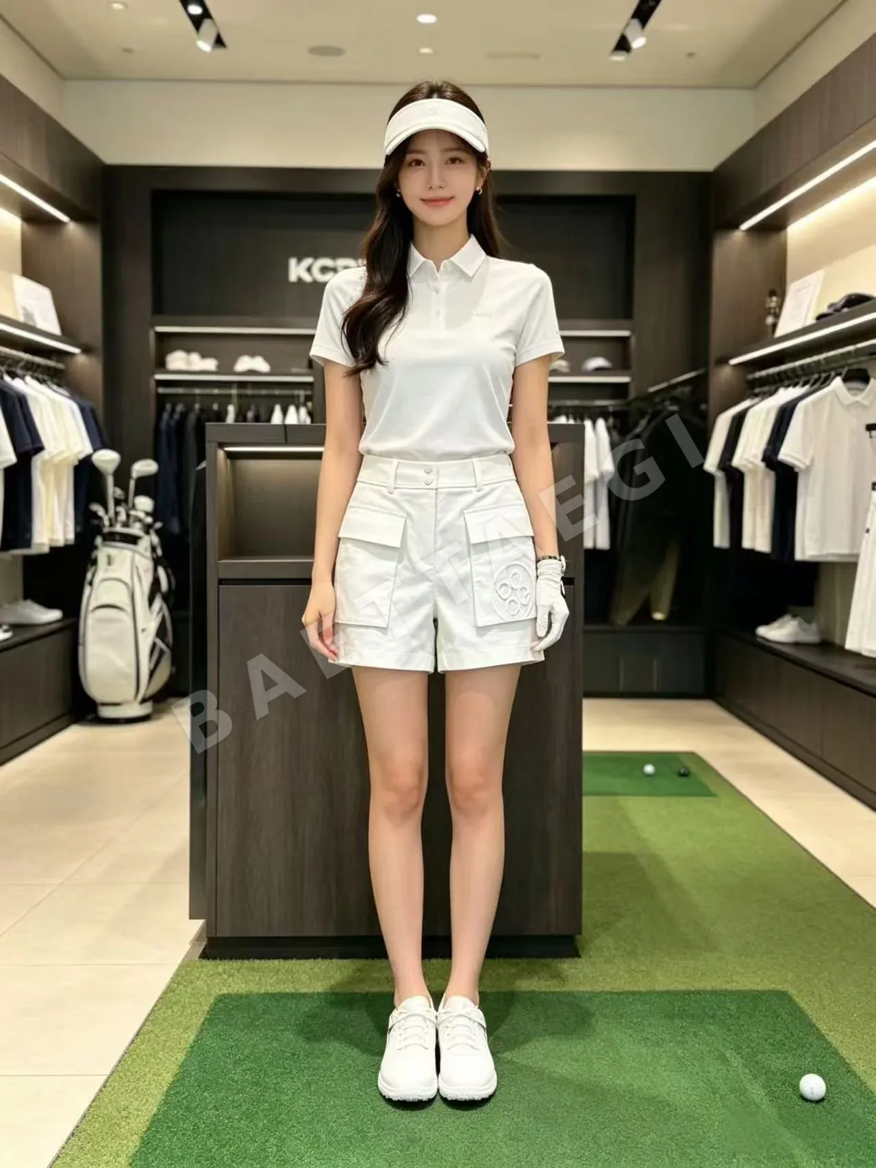 지포어 여성 여름용 반바지 상세 이미지 3
