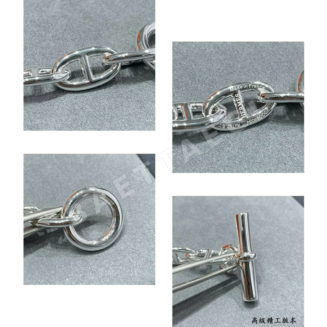에르메스 피그노즈 골드 체인 목걸이 상세 이미지 9