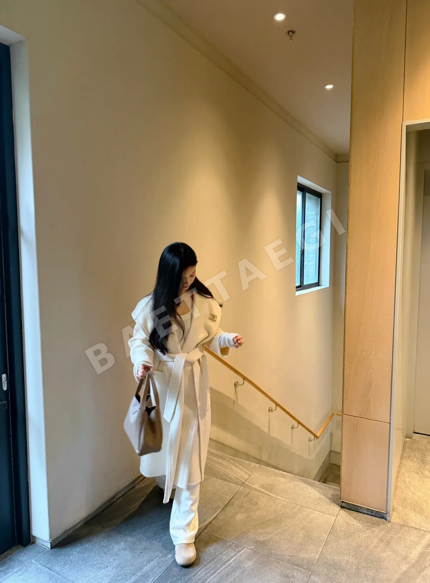 샤넬 후드 카시미야 코트 여성 자켓 186406