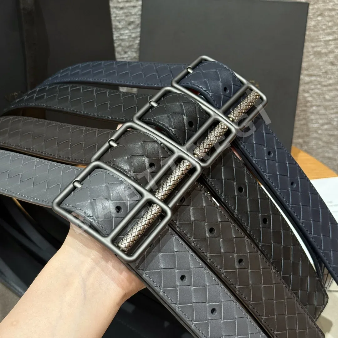 보테가베네타 인트레치아토 카프스킨 남성 벨트 40MM 상세 이미지 2