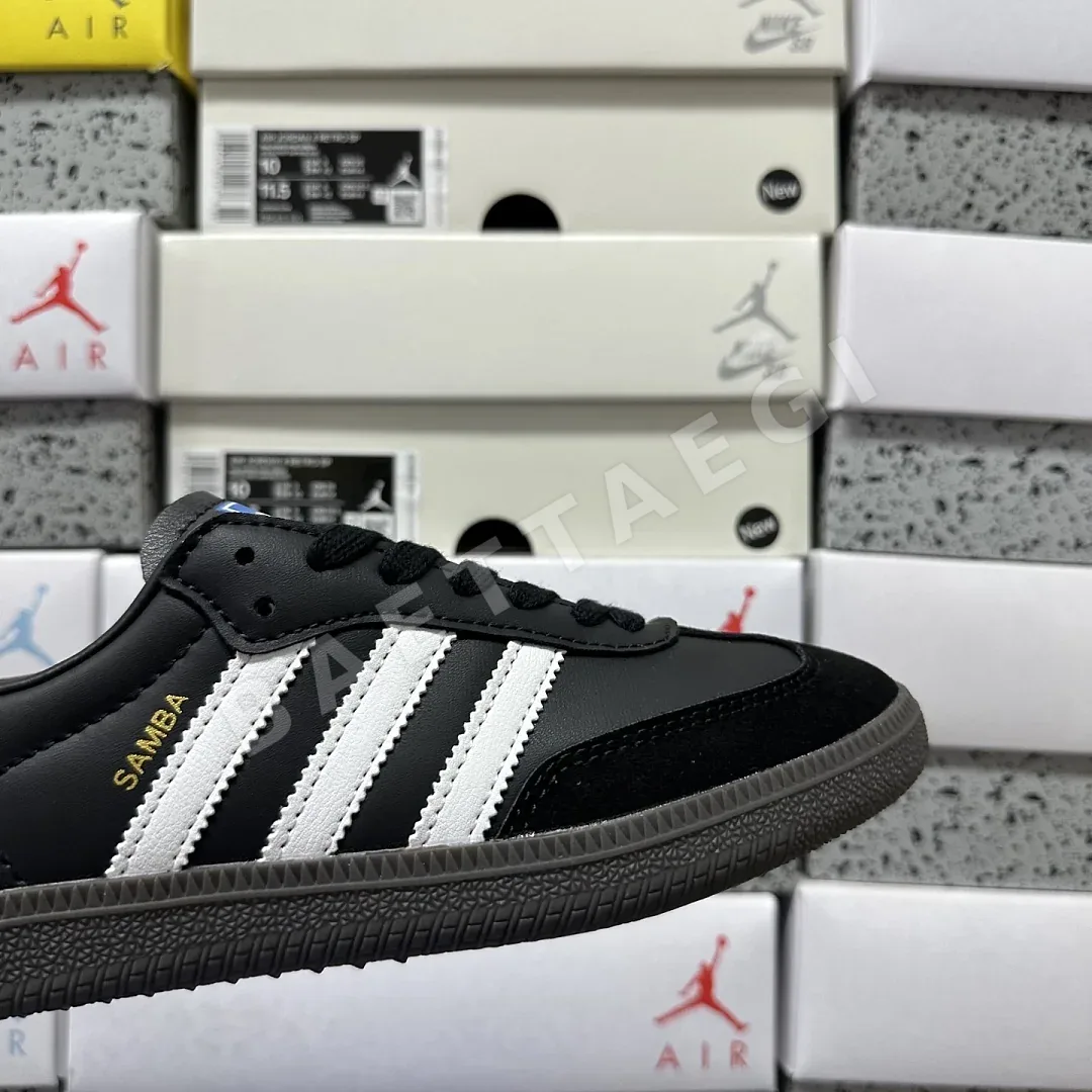 아디다스 [WZ] 삼바 OG B75807 200691 Adidas Samba OG Black White Gum 상세 이미지 7