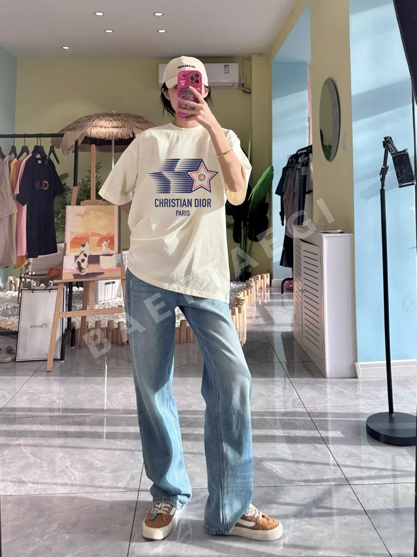 디올 여성 반팔 상세 이미지 4