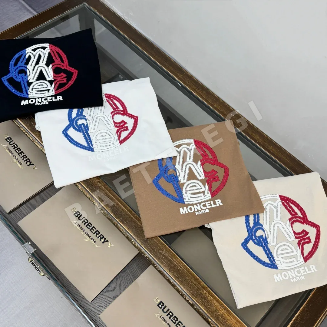 몽클레르 남성 크루넥 코튼 반팔 티셔츠 상세 이미지 2
