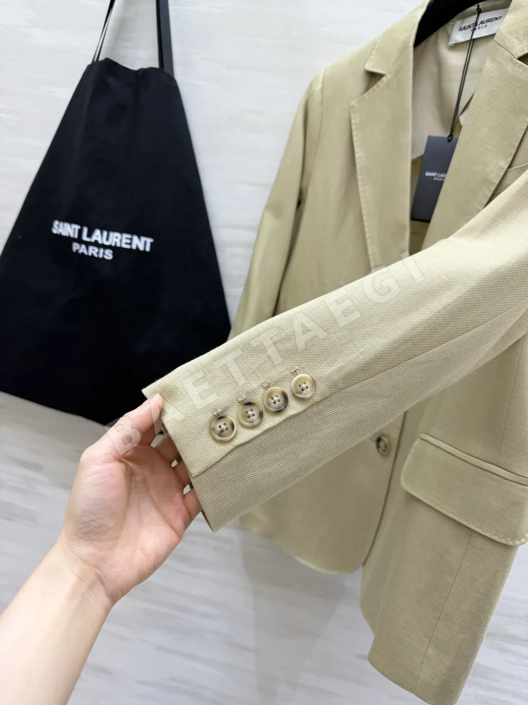 생로랑 린넨 여성 자켓 상세 이미지 5