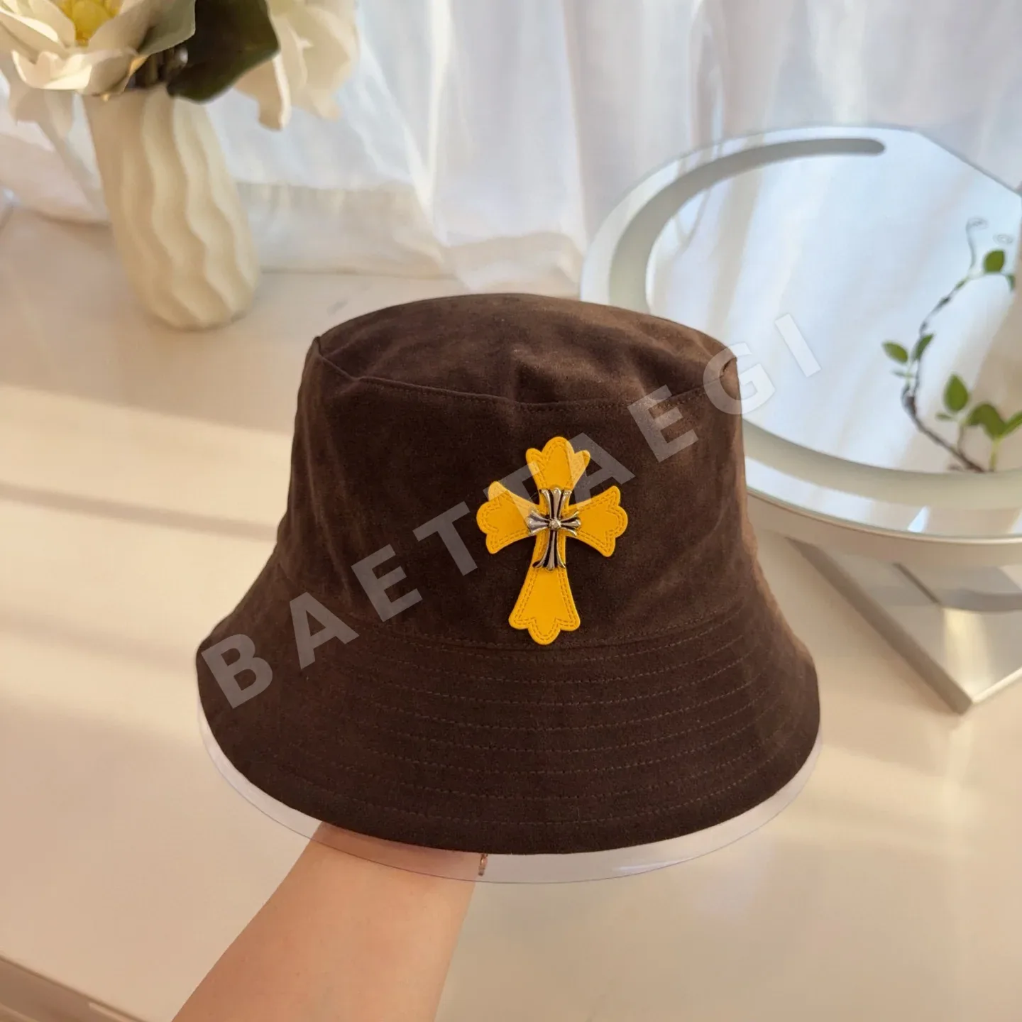 크롬하츠 스웨이드 리버시블 피셔맨스 햇 상세 이미지 5