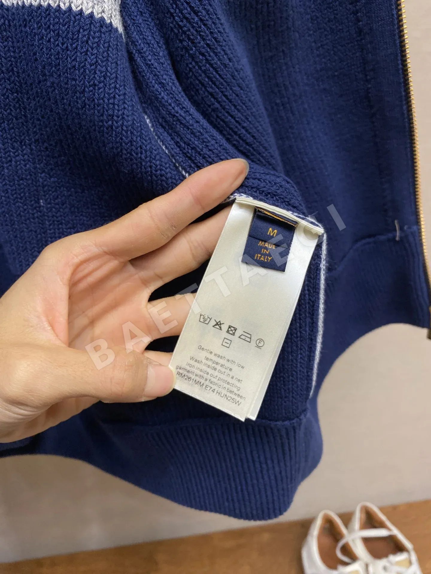 루이비통 패치워크 지퍼업 남성 자켓 상세 이미지 5