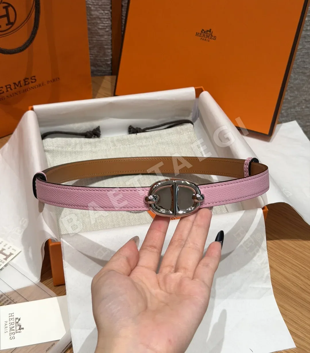 에르메스 H 버클 앱송 카프스킨 벨트 177740