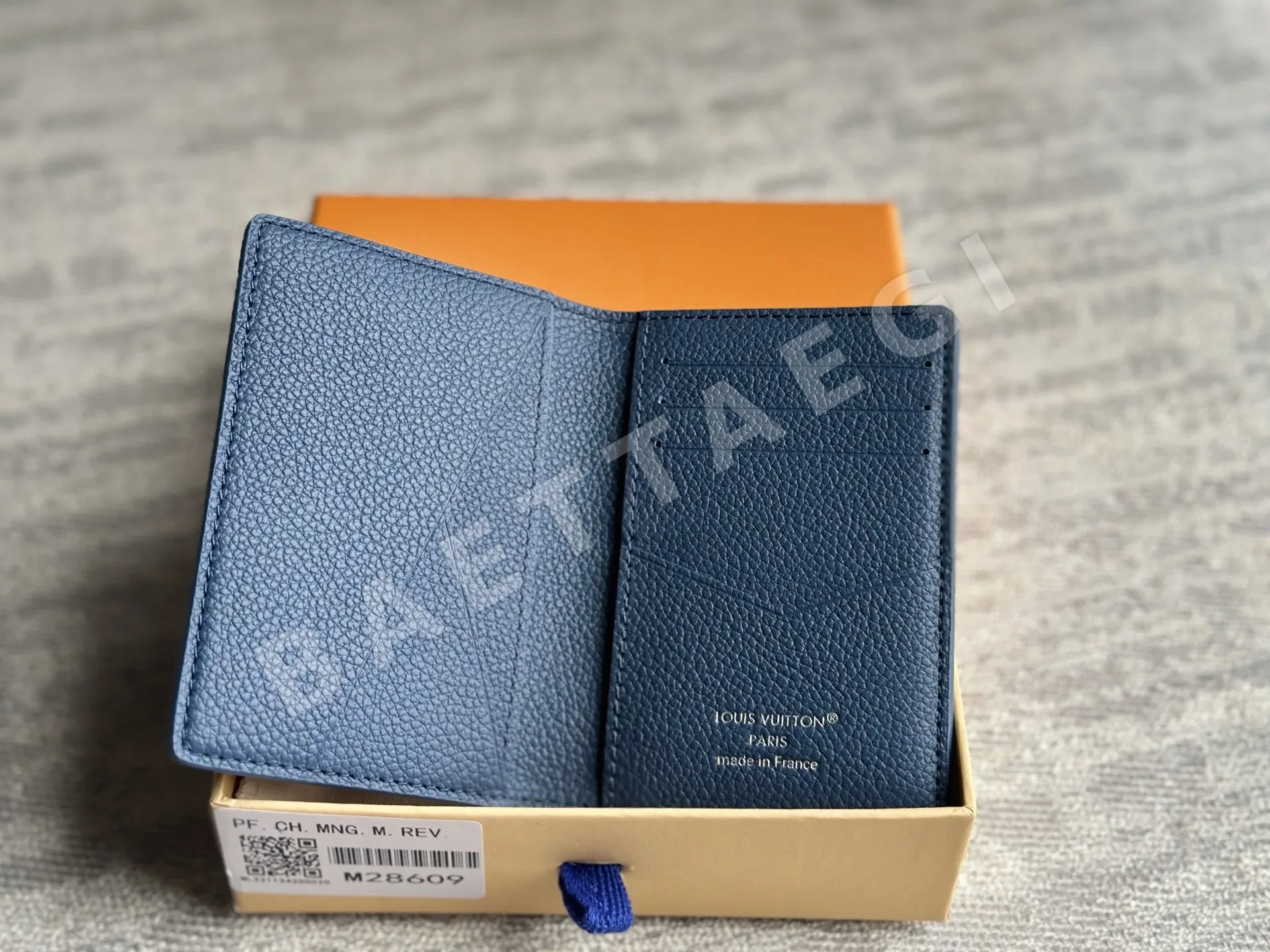 루이비통 다모플라주 코팅 캔버스 포켓 지갑 상세 이미지 6