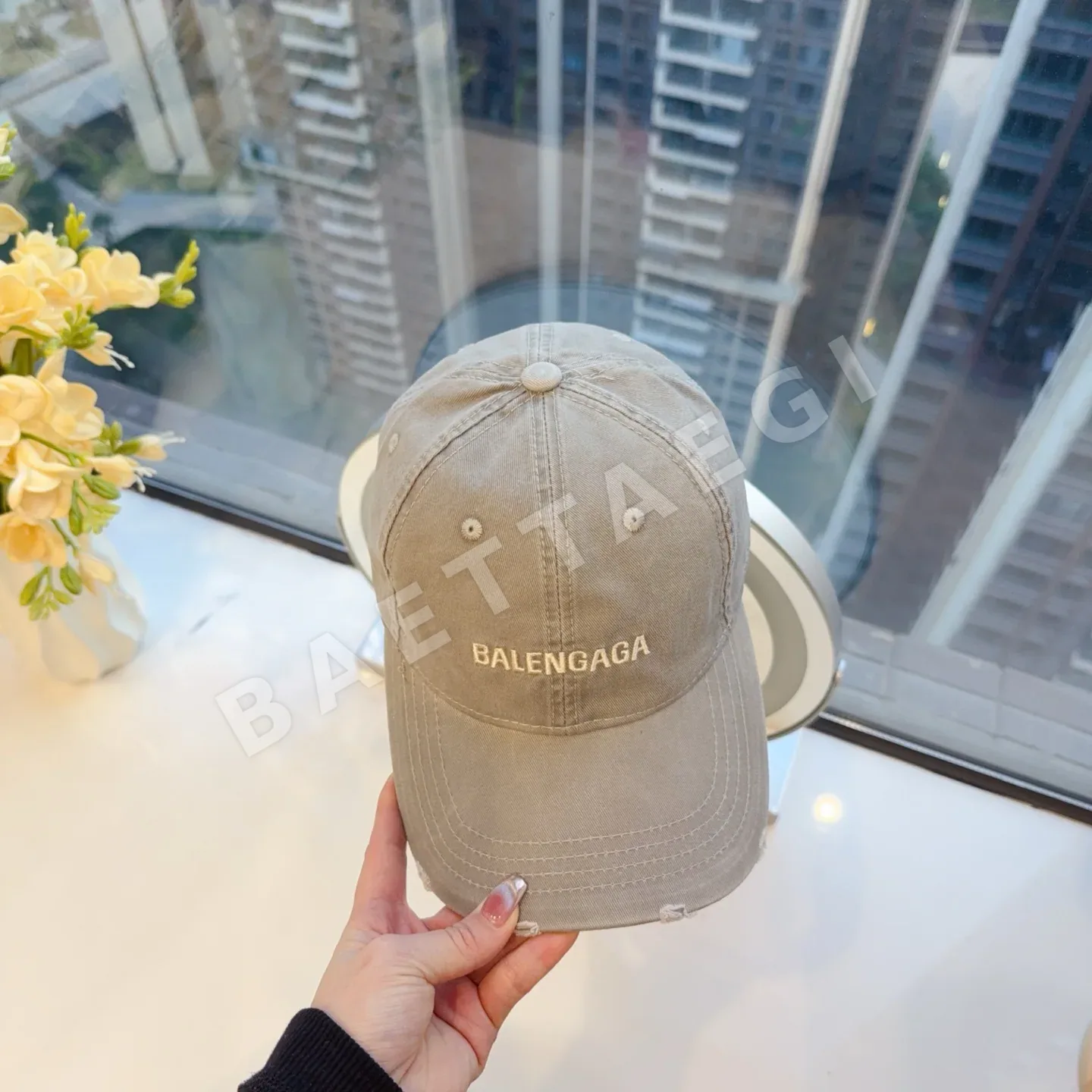 발렌시아가 야구모자 상세 이미지 3