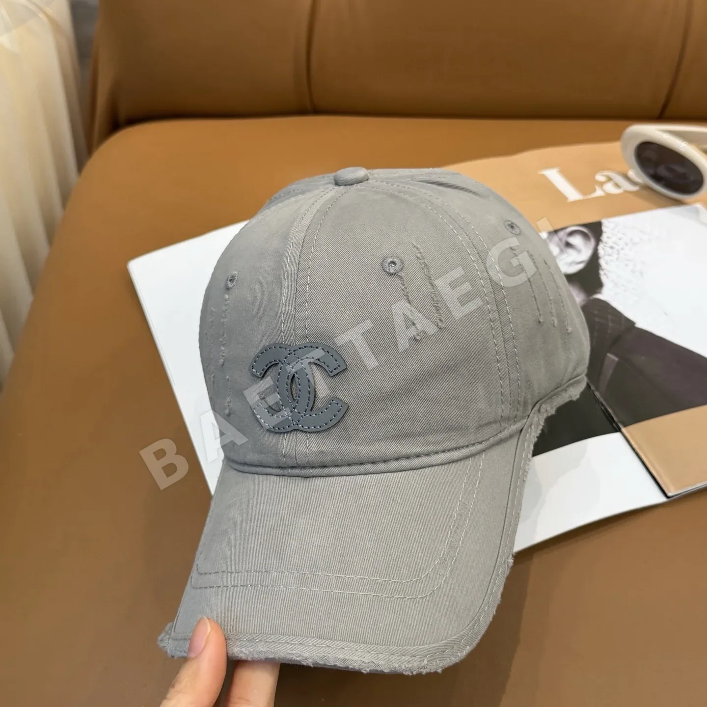 샤넬 로고 야구모자 상세 이미지 2