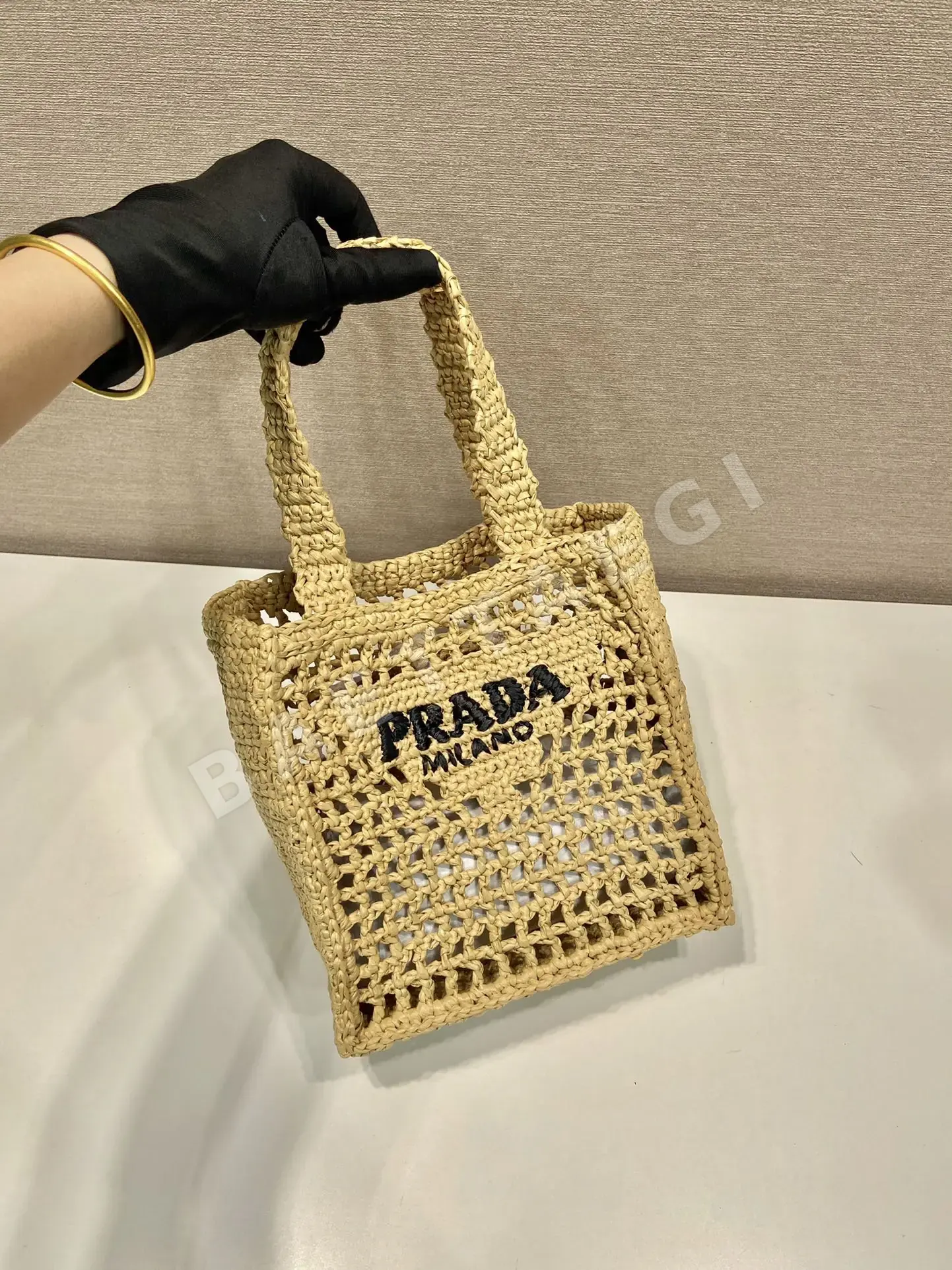 프라다 라피아 토트백 1BG444 상세 이미지 2