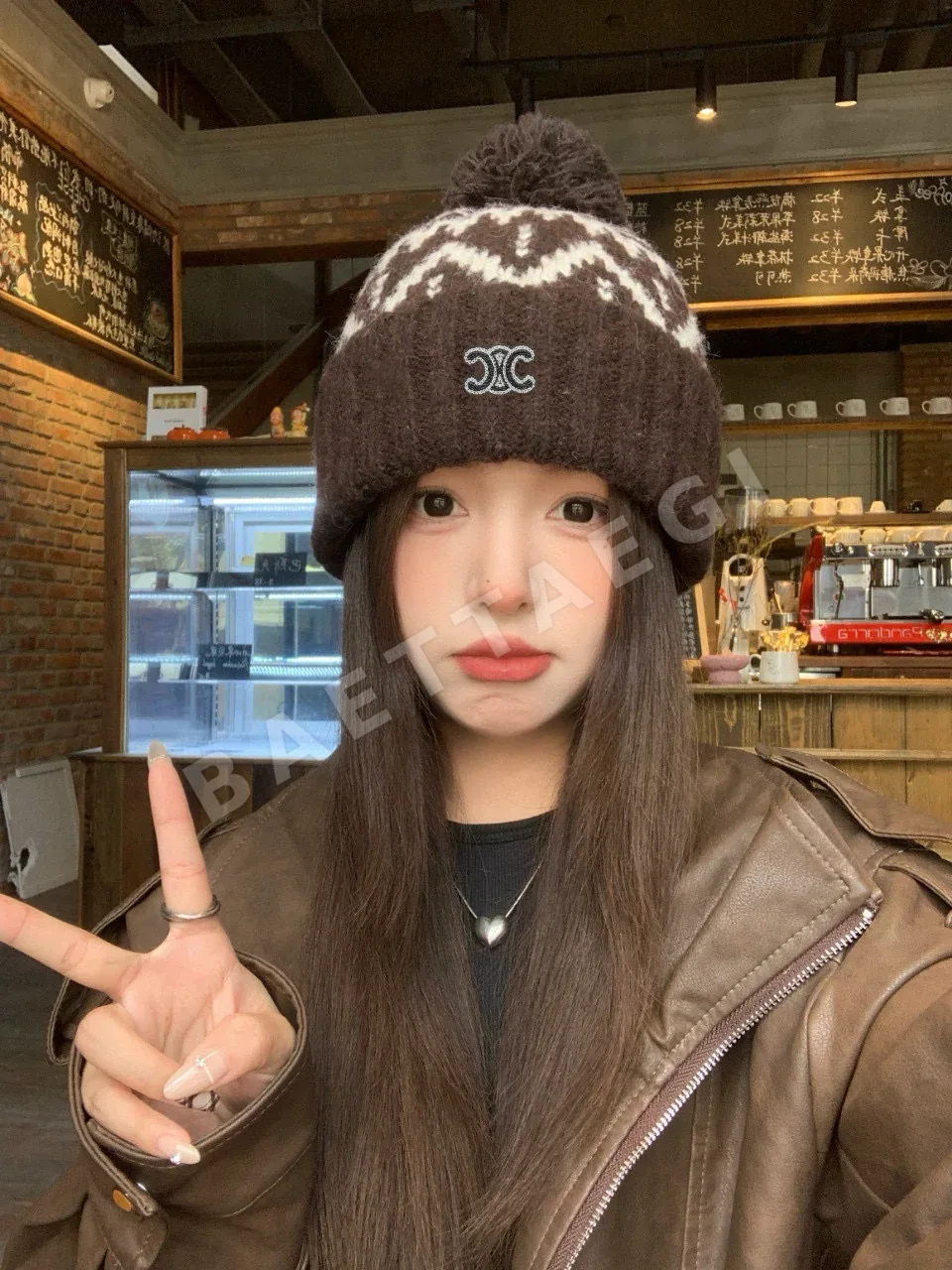 셀린느 니트 모자 상세 이미지 8