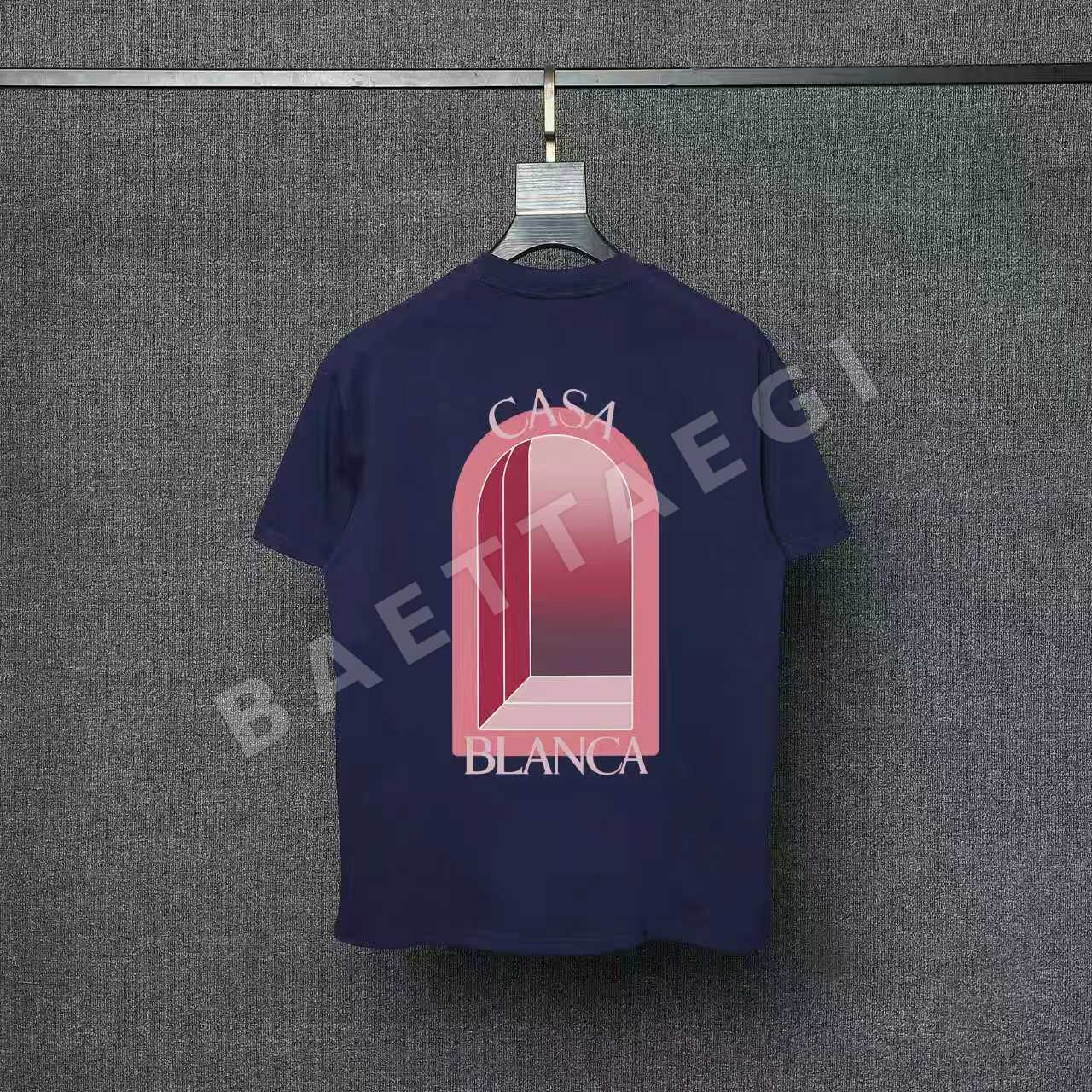 카사블랑카 오리지널 프린트 여성 반팔 티셔츠 상세 이미지 2