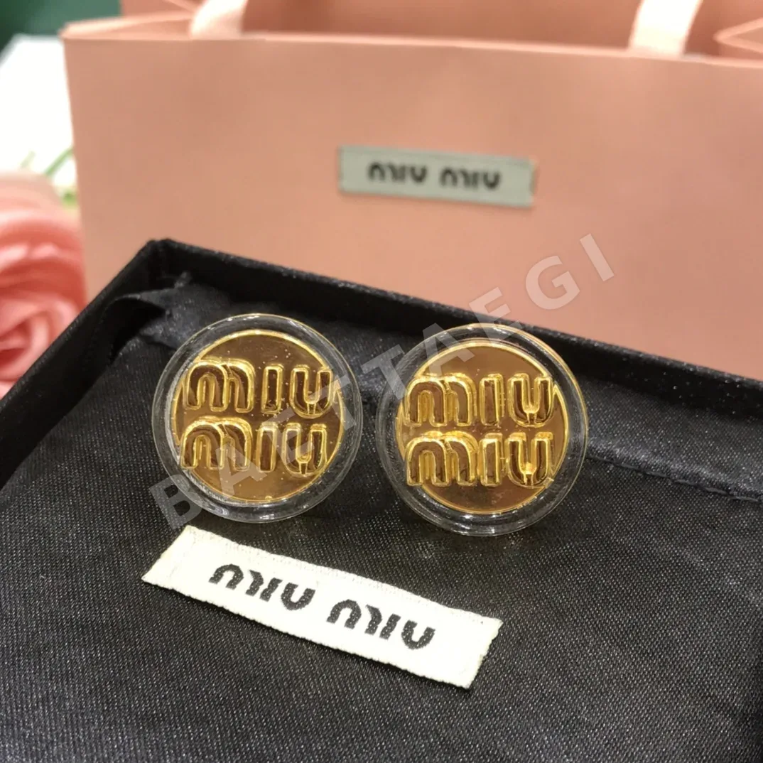 미우미우 골드 클립 귀걸이 상세 이미지 5