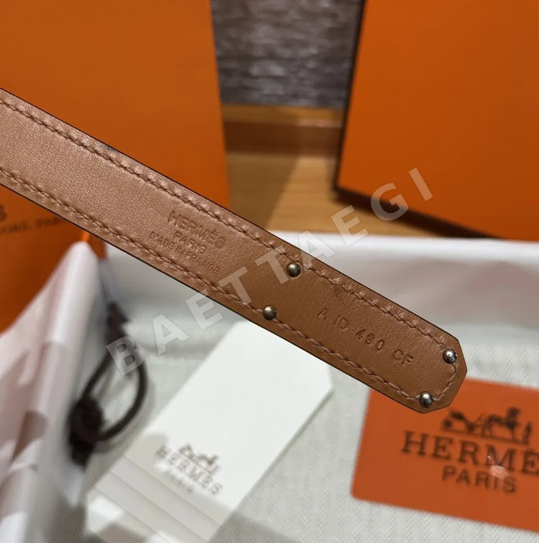 에르메스 켈리 크로코다일 가죽 벨트 상세 이미지 7