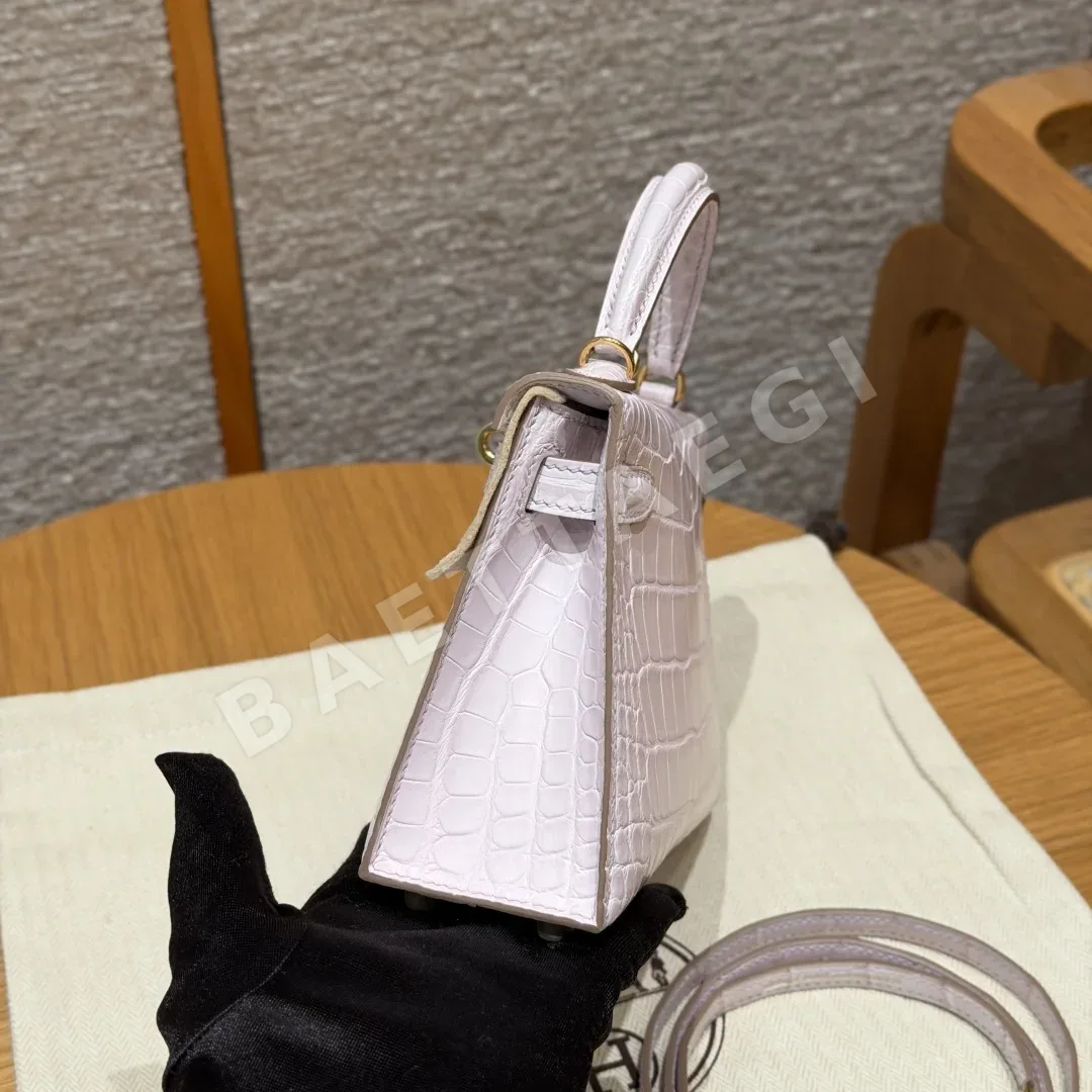 에르메스 켈리 미니 2 알리게이터 가방 상세 이미지 3