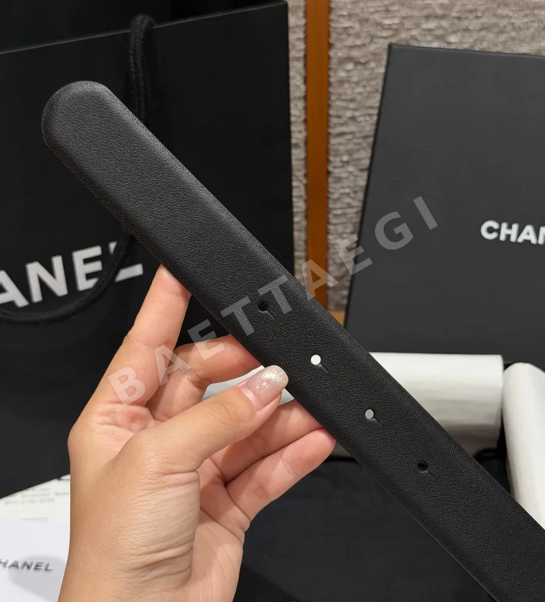 샤넬 클래식 더블 C 라인스톤 벨트 상세 이미지 8