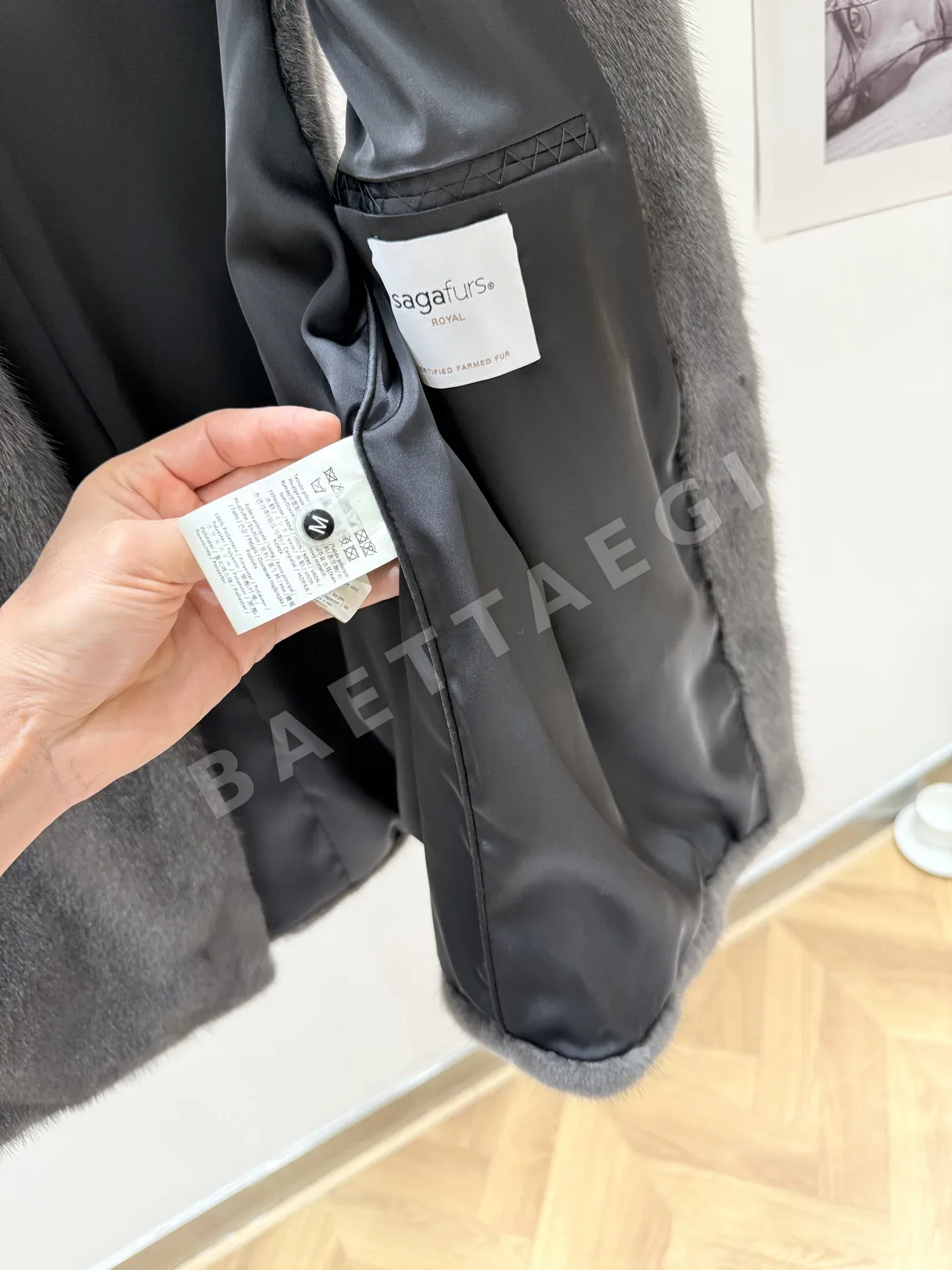 더로우 밍크 조끼 상세 이미지 6