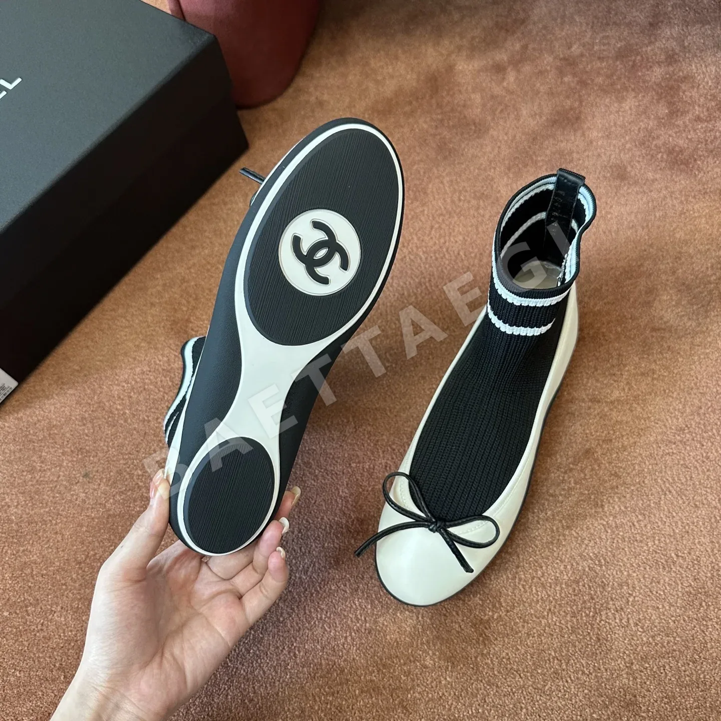 샤넬 클래식 퀼팅 앵클 부츠 상세 이미지 6