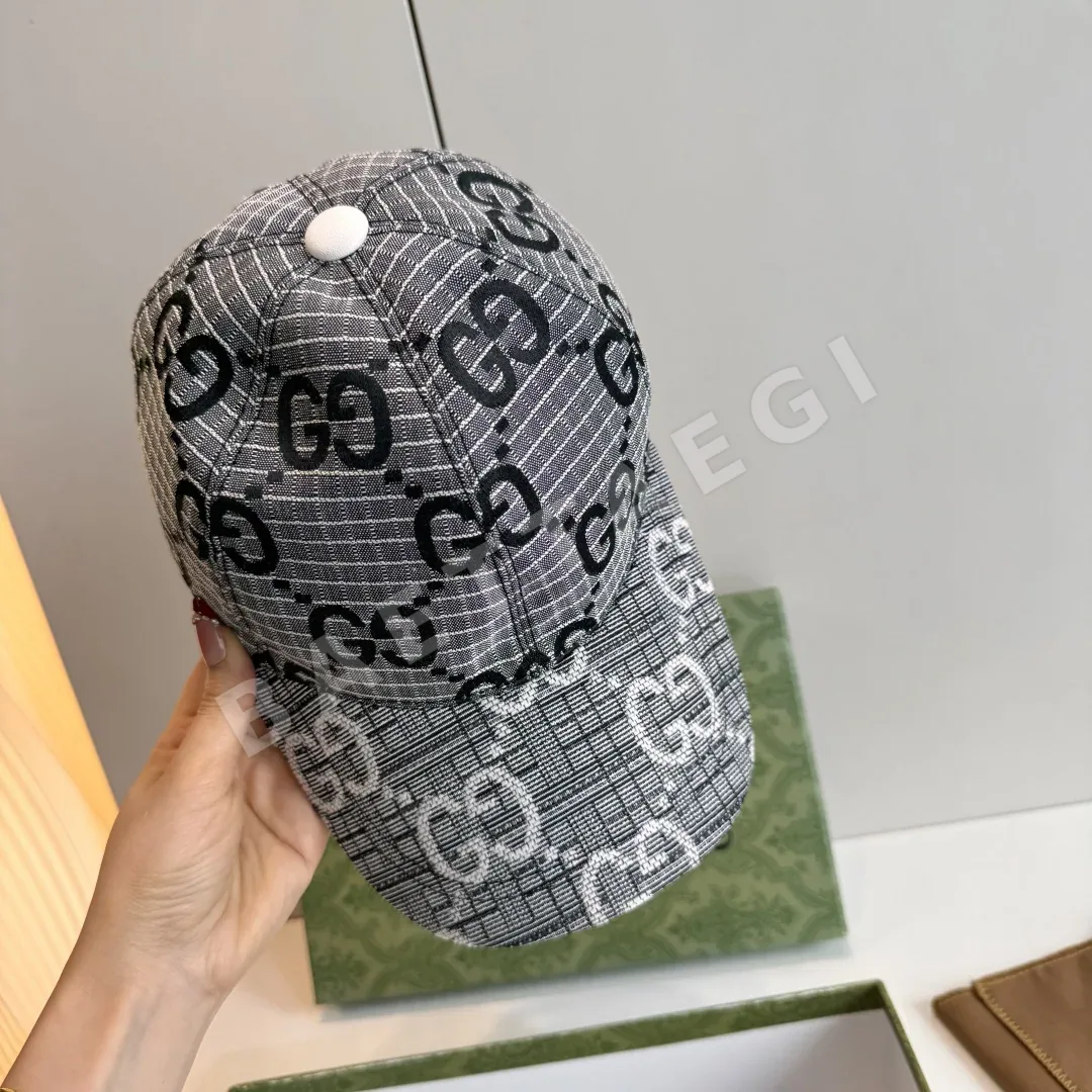 구찌 더블 G 체크 캡 상세 이미지 4
