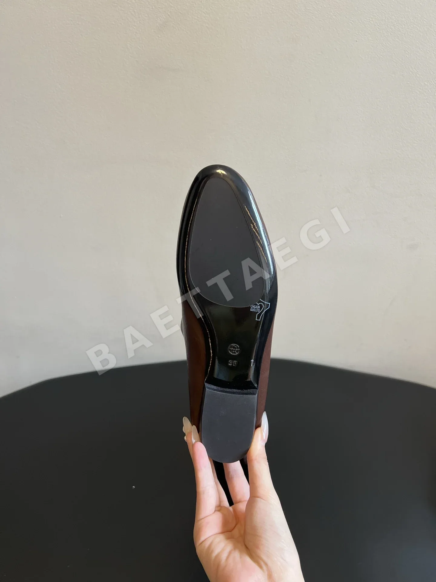 더로우 부츠 PU 플랫 상세 이미지 6