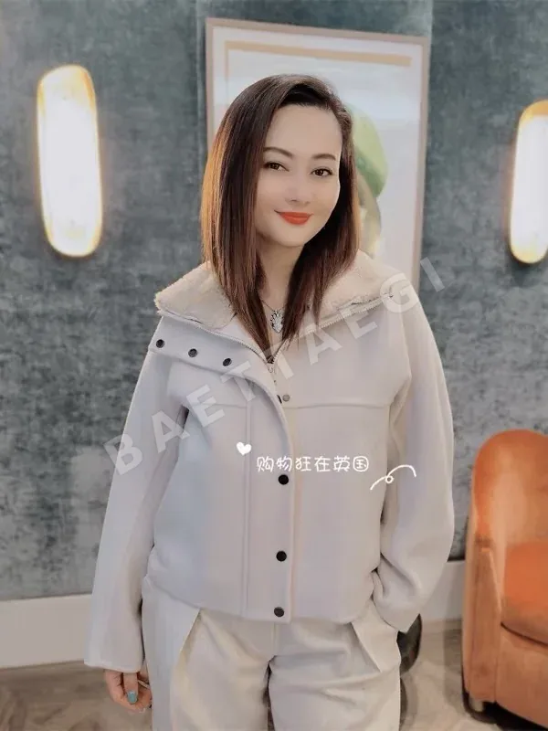 브루넬로쿠치넬리 더블 페이스 울 캐시미어 여성 자켓 상세 이미지 6
