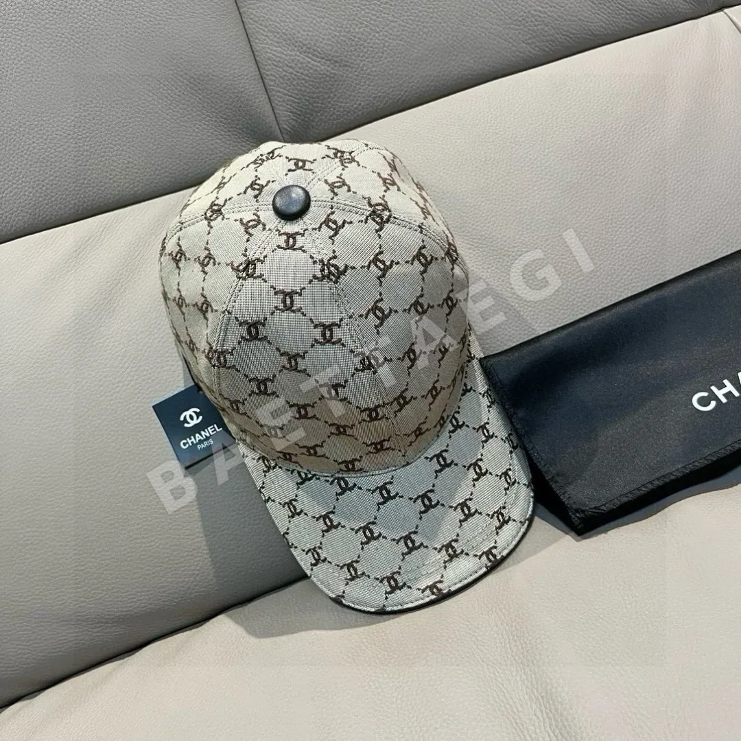 샤넬 더블 C 자카드 조절형 야구모자 상세 이미지 1