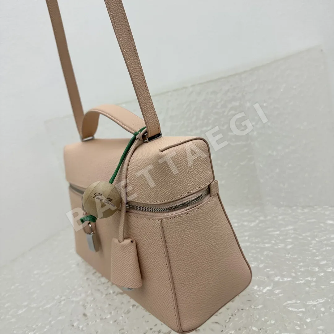 로로피아나 손금 무늬 핑크 크로스숄더 토트백 상세 이미지 8