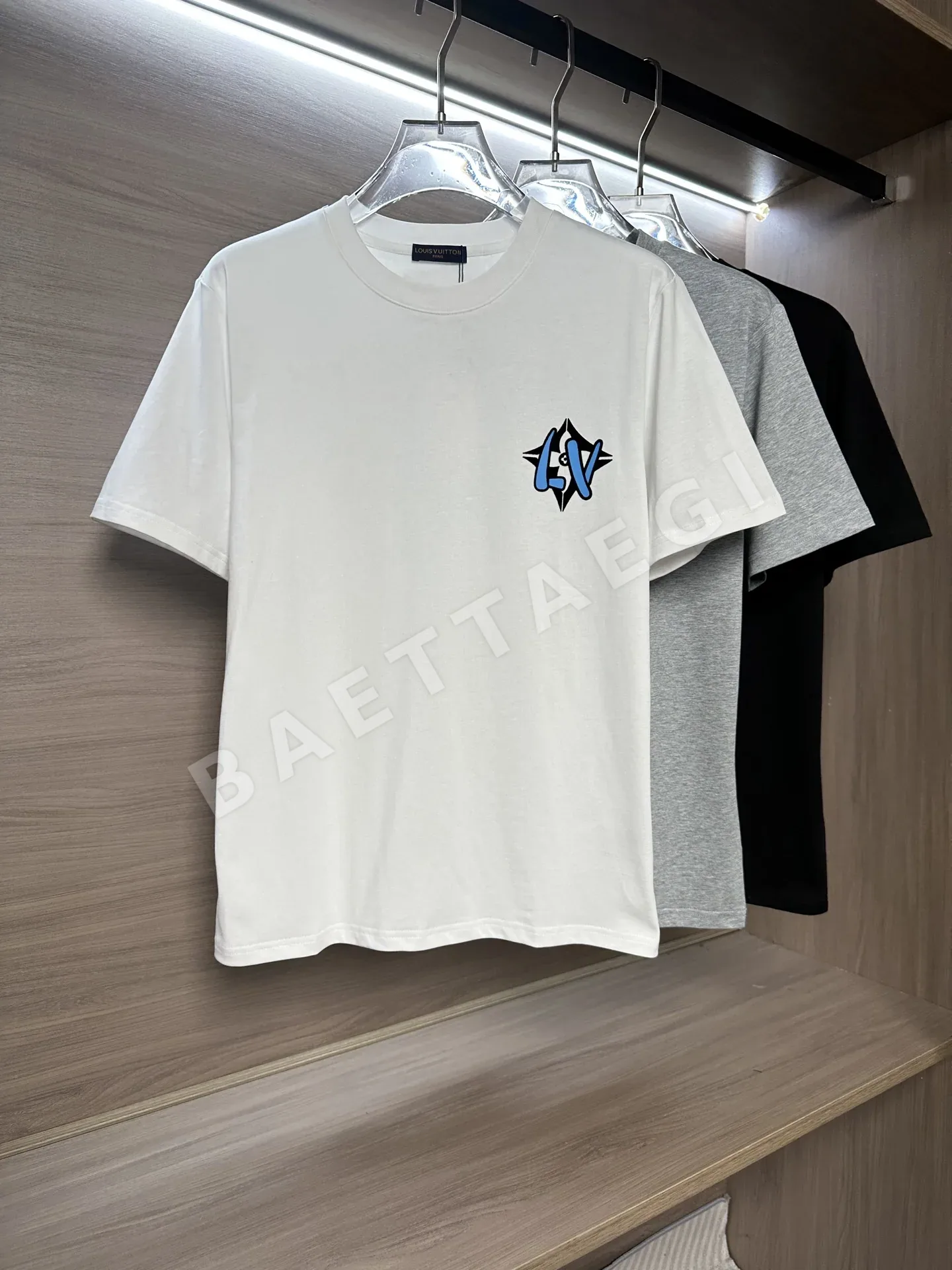 루이비통 크루넥 남성 반팔 티셔츠 상세 이미지 7