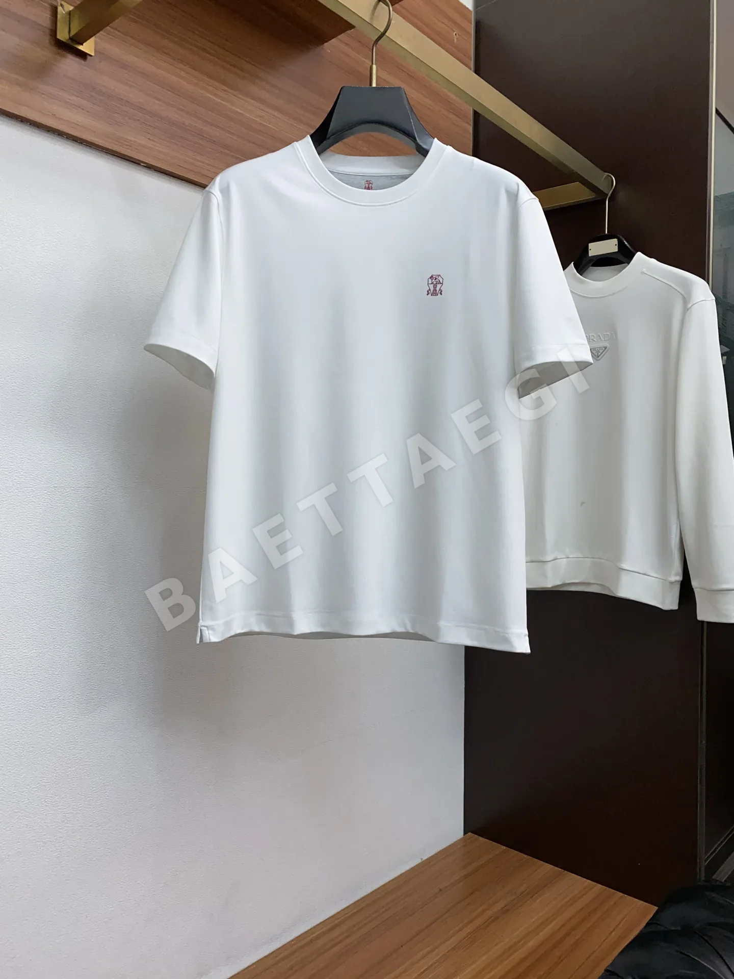 브루넬로쿠치넬리 남성 코튼 반팔 티셔츠 47905