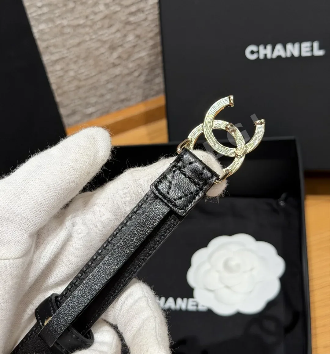 샤넬 퀼팅 램스킨 벨트 20mm 상세 이미지 4